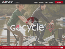 Tablet Screenshot of gocycle.com